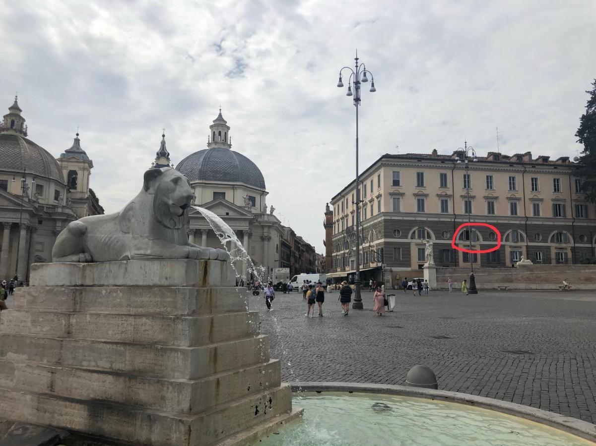 Piazza Del Popolo Mono Leilighet Roma Eksteriør bilde
